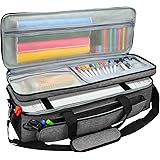 Carrying Case for Cricut Explore Air 1 2 3, Luxiv Double-Layer Bag Compatible with Cricut Maker 1 2 3, Cricut Explore Air/Air