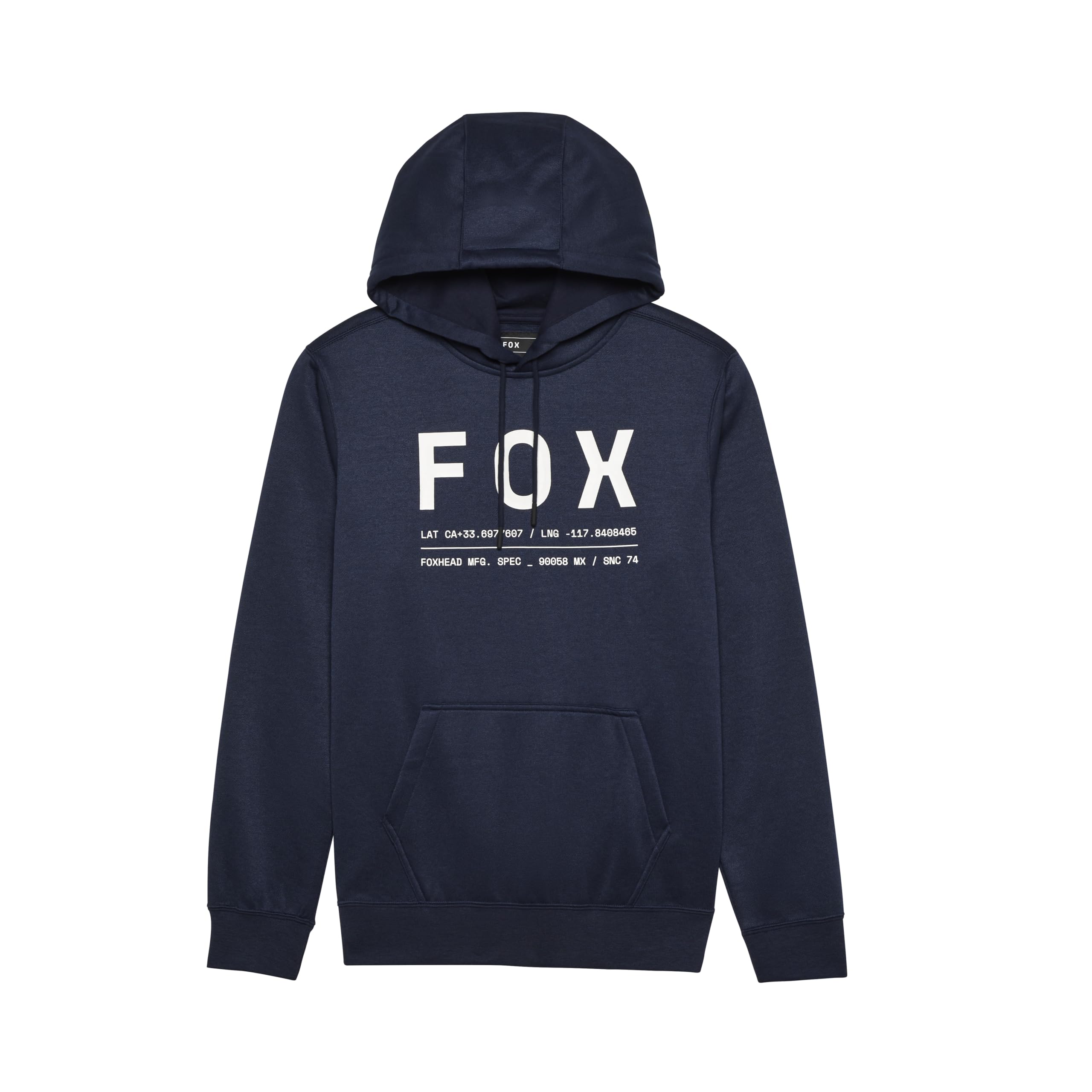 Fox Racing Men’s Non Stop Fleece Pullover Hoodie, Midnight, Medium