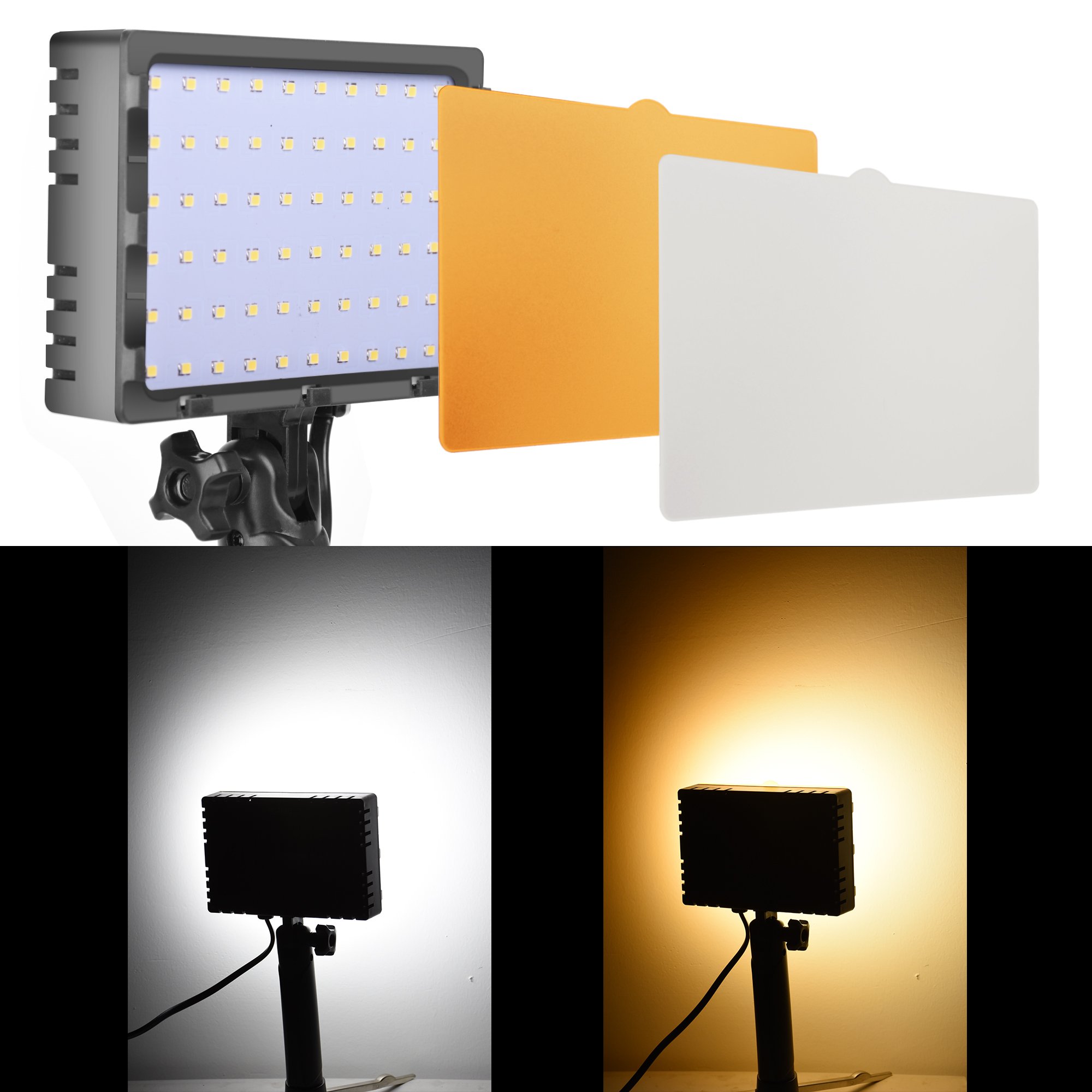 Emart 60 LED Continuous Portable Photography Lighting Kit for Table Top