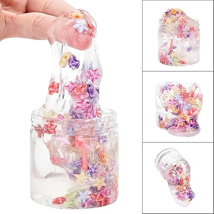 Amazon Com Show Tine On Clear Crystal Slime 5 7 Oz Jumbo Jelly