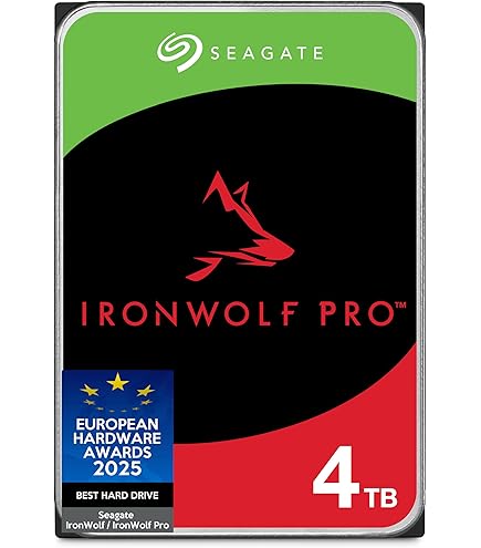Seagate Ironwolf 4TB 3.5インチ HDD 2個セット Seagate IronWolf 4TB NAS Hard Drive for Network Storage