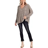 Mud Pie Womens Mud Pie Women's Oscar V-Neck Sweater