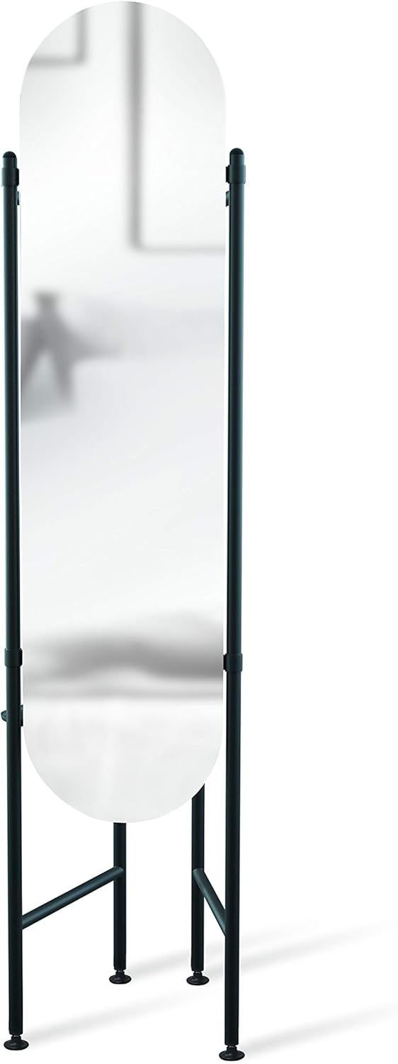 Umbra Vala Full Length Mirror and Clothing Valet Adjustable Floor