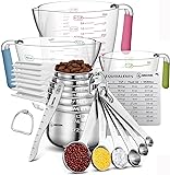 AIKEXIN 20-Piece Measuring Cups and Spoons