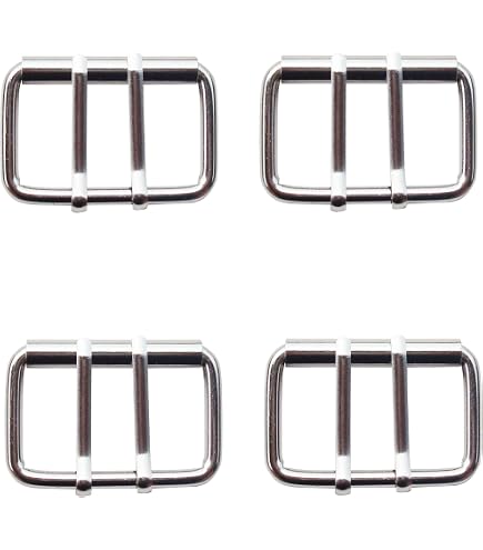 B7804 Fish Hook Buckle, Nickel Matte, Solid Brass-LL : Clothing, Shoes & Jewelry