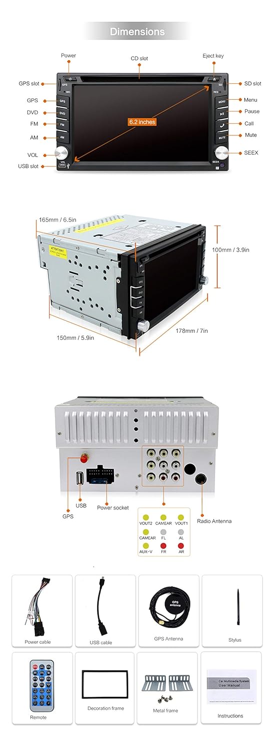 Bosion 62 Inch Double Din Wiring Diagram - Derslatnaback