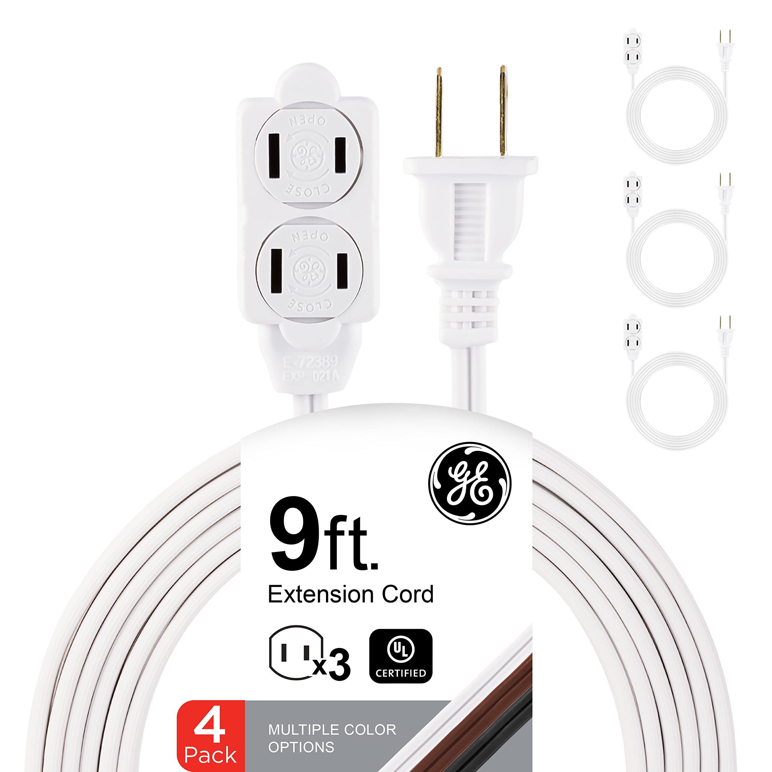 GE 3-Outlet Extension Cord with Multiple Outlets 9