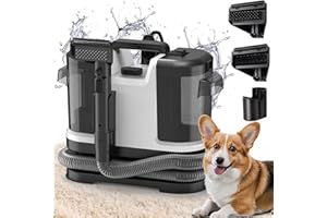 IEVENW Portable Carpet & Upholstery Cleaner, Deep Cleaning for Rugs, Couch, Car Interiors Stains, Pet & Family Friendly, 120V