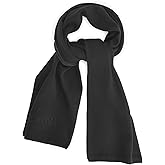 DKNY womens Debossed Solid Scarf With Logo