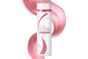 BELEZALIB Color Depositing Conditioner, Semi Permanent Hair Color - In-Shower, Temporary Hair Color, Free of Damaging Chemicals, 7 Fl Oz, Light Pink