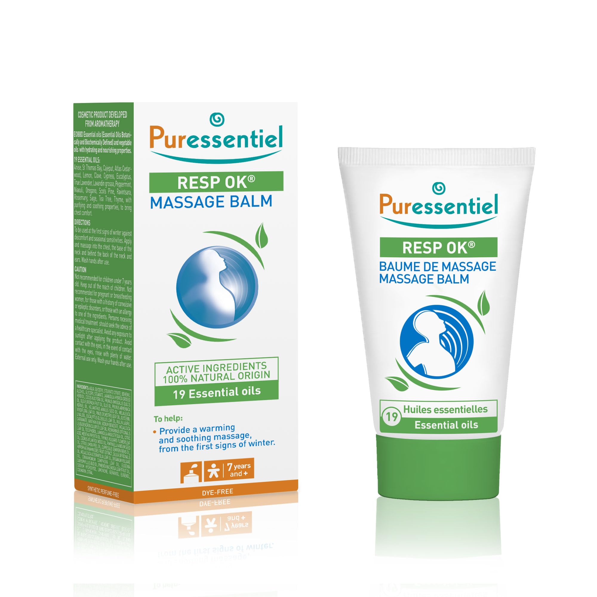 Puressentiel Resp ok Balm 50ml - Winter ailments and Seasonal sensitivities - 100% natural origin