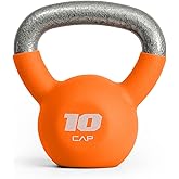 CAP Barbell Cast Iron Kettlebell - Coated Options, Singles and Sets, Multiple Weight Choices