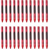 yzhweln 24 Pcs Red Crayons Bulk Single Color Crayons Coloring Party Favors Set for Ddults Coloring Books Art Painting Drawing Art Gifts Supplies(Red)