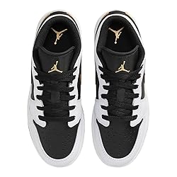 Air Jordan 1 Low Gradeschool White/Metallic