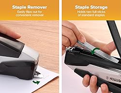 PaperPro(R) Prodigy(R) Stapler, Metallic
