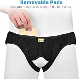 Tenbon Hernia Belt Men Women Adjustable Groin Support Truss M view 4
