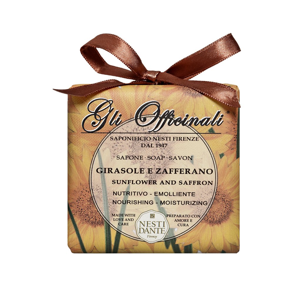 NESTI DANTE Gli Officinali, Sunflower & Saffron Soap 200 g — image 1