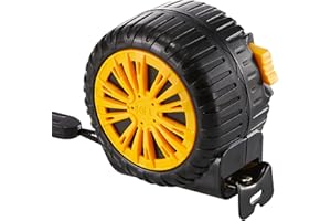 DepthX Tape Measure 10 Ft, Self-Locking Retractable Measuring Tape, Inch/Metric Scale, Easy to Read, Perfect for Construction, Carpenters, Handicrafts (10FT)