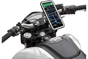 Shapeheart - Magnetic motorbike phone holder | Anti vibration motorcycle phone holder | Waterproof Motorcycle Handlebar phone mount | 360° orientation