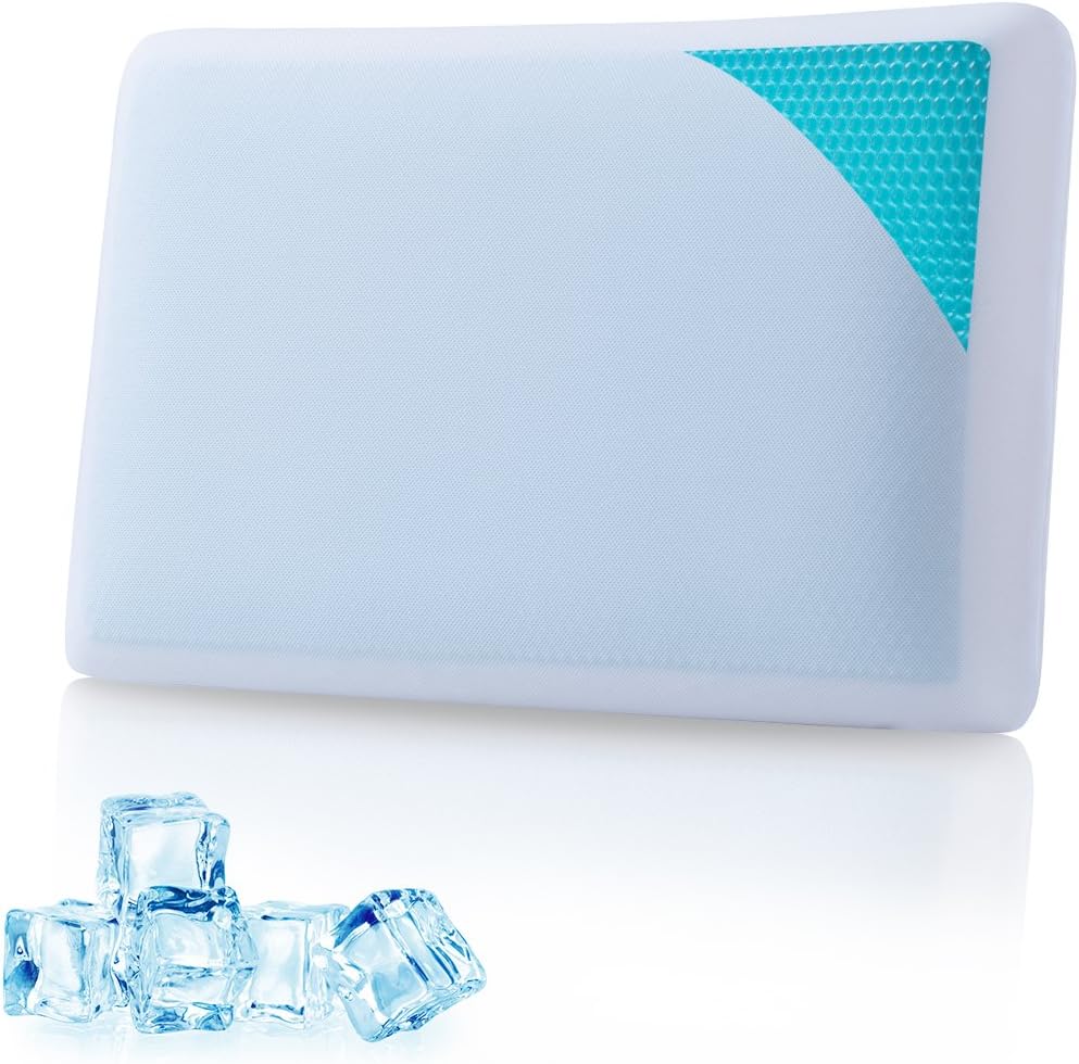 Cr Comfort & Relax Reversible Memory Foam Gel Pillow for