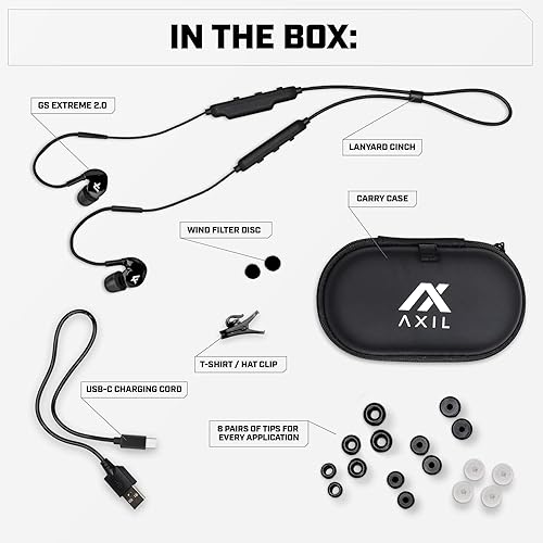 AXIL GS Extreme Shooting Ear Protection Ear Buds Pack
