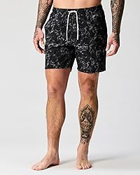 Huckberry Wellen Performance Lined Swim Trunks