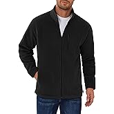 COOFANDY Men's Fleece Jackets Full Zip Raglan Long Sleeve Lightweight Casual Outdoor Warm Jacket Coat with Pockets