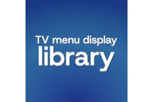 TV Menu Display Library