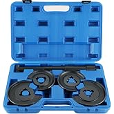 DASBET Suspension Coil Spring Compressor Set 5PCS | Front Rear Axle Telescopic Repair Tool Kit Compatible with Mercedes Benz (Black)