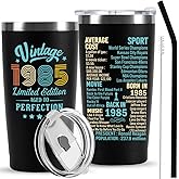 41th Birthday Gifts for Men Women, 41 Year Old Gifts Idea for Him Her, Happy 41th Birthday Tumbler Cup Over 41, Gift for Woman Man in Their 41s Back in 1985 Year Tumbler, Turning 41 Birthday Present