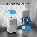HUMILABS Dehumidifier 12L/Day 15-30m² 2L Tank 24H Timer Sleep Mode view 5