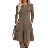 Zeagoo Summer Dresses for Women 2025 Cotton Button Down Short Sleeve Tshirt Dresses Casual Mini Beach Dress