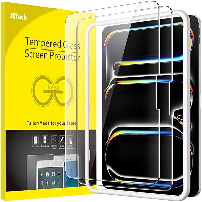 JETech Screen Protector for iPad Pro 11 M5/M4 2025/2024 2-Pack