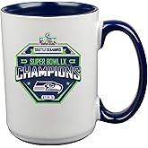 The Memory Company Officially Licensed NFL Seattle Seahawks 2026 Super Bowl LX Champions 15oz Ceramic Mug