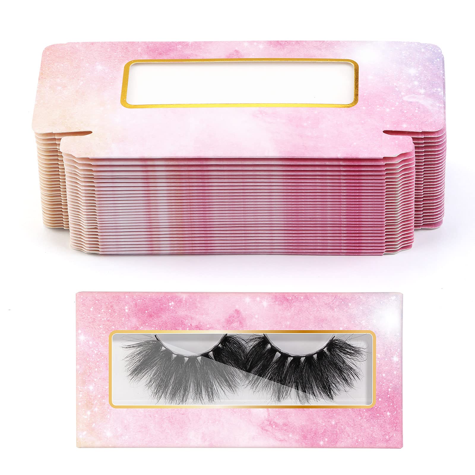 MAGEFY 30 Pieces Eyelashes Packaging Box, Empty