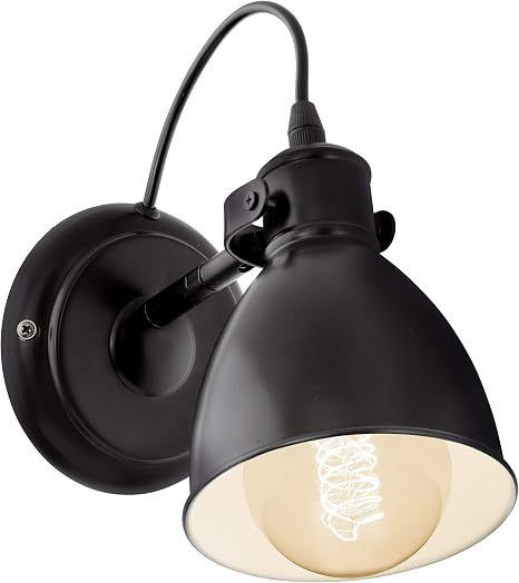 Eglo Wandlampe Priddy 1 Flammige Vintage Wandleuchte Im