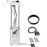 Fuel Pump Assembly Compatible with Chevy Pickup Silverado, Compatible with GMC Sierra, 1999-2004 4.3L 4.8L 5.3L 6.0L 8.1L, with Sending Unit Fuel Pressure, Replaces E3500M