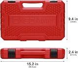 CASOMAN 3/8" Drive Impact Socket Set 49 Pc SAE Metric 6 Point Cr-V Steel Tool view 7