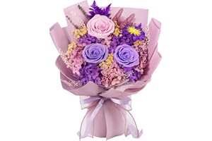 TYL&TYS Flowers for Delivery Prime Preserved Flowers Bouquets That Last 3-5 Years Real Forever Rose Bouquet Mothers Day Gifts for Mom Anniversary Birthday Gift for Her Women Mom Grandma Wife Friends