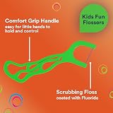 DenTek Kids Fun Flossers Wild Fruit 90 Count Dental Floss Picks view 5