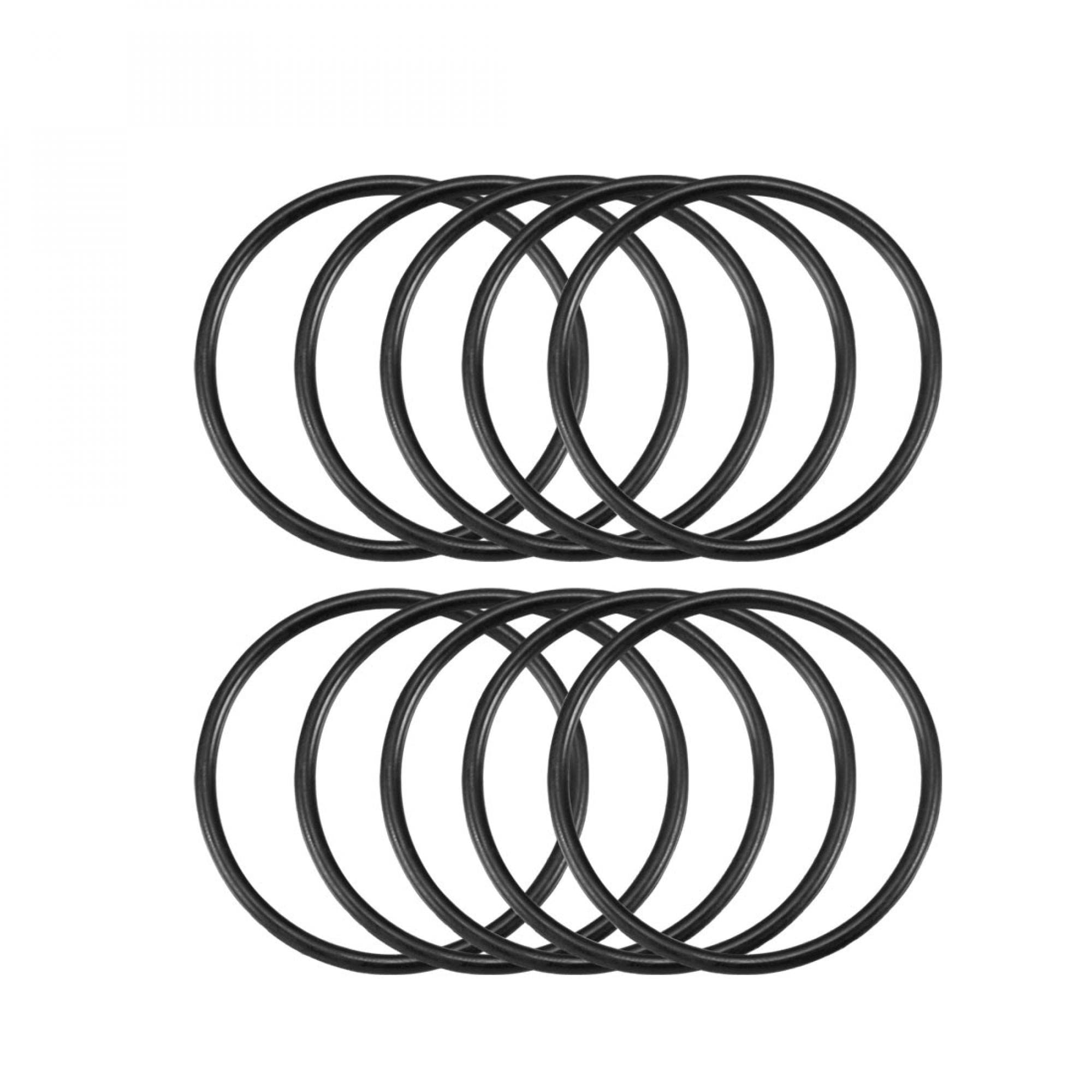 sourcingmap Nitrile Rubber O-Rings, 45mm OD 40mm ID 2.5mm Width, Metric Sealing Gasket, Pack of 10