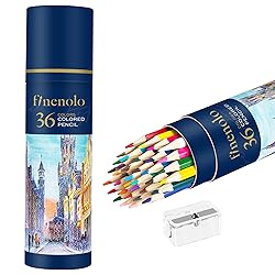 finenolo 36 Pack Colored Pencils for Adult Coloring