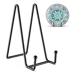 3 Pack 6 Inch Plate Stands for Display Picture
