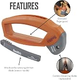 Smith’s 50603 Handheld Mower Blade Sharpener - Oversized Handle & Safety Guard view 4