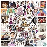 Newsies Stickers 61pcs Musicals Decals Aesthetic Waterproof Vinyl Pack Stickers for Water Bottle Laptop Cup Phone Skateboard DIY Party Decorative Supplies Activities