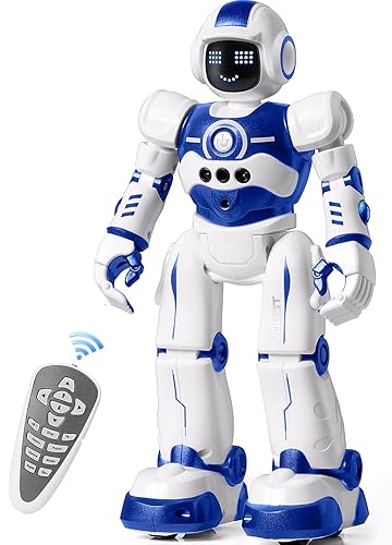 Robot Toys for Kids,Programmable Remote Control Smart Walking Dancing Robot  Toy with Gesture Sensing for Age 10 Year Old Boys for