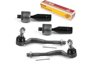 Metrix Premium Chassis Parts - 4 PC Inner & Outer Tie Rod End Kit Fits 1995-2004 Toyota Tacoma 4WD, 1998-2004 Toyota Tacoma RWD, Replacement EV433, ES3545, ES3546, Made in Europe