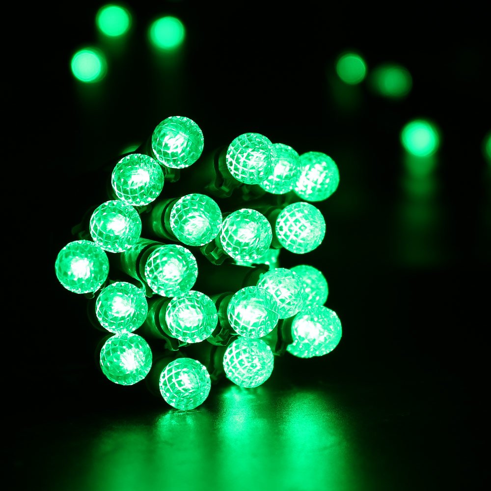 Brizled Faceted LED Christmas Lights, 50 LED 16.3 ft Mini String Lights