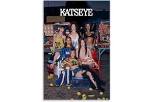 Katseye Posters Poster for Room Aesthetic Canvas Wall Art Bedroom Decor 12x18inch(30x45cm)