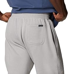 Columbia Men's Standard M Logo Fleece Short, Grey